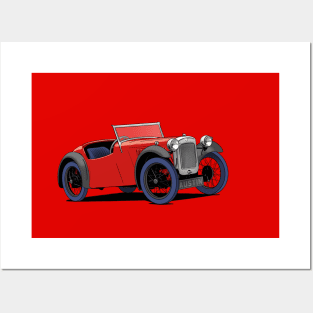 Austin 7 Vintage Car Posters and Art